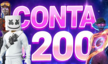 CONTA COM + 200 SKINS I FORTNITE + GTA V + EA FC 25