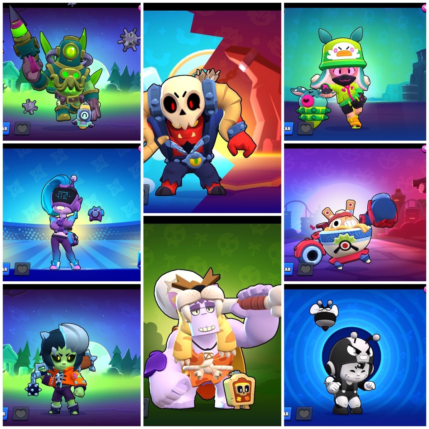 Conta Brawl Stars Smurf (4 passes completos e skins)