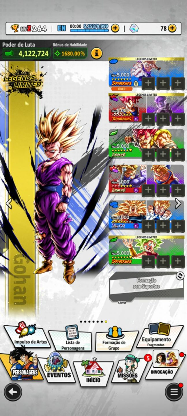 CONTA AVANÇADA DRAGON BALL LEGENDS | PRONTA PARA JOGAR!