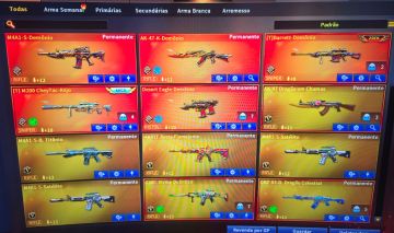 Conta crossfire 42 vips todas as armas demônio e cheytac anjo