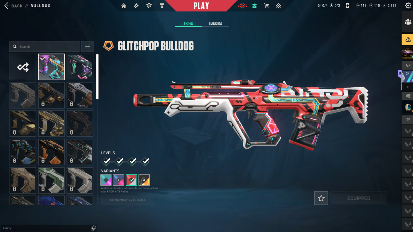 Conta sem elo com bastante skin