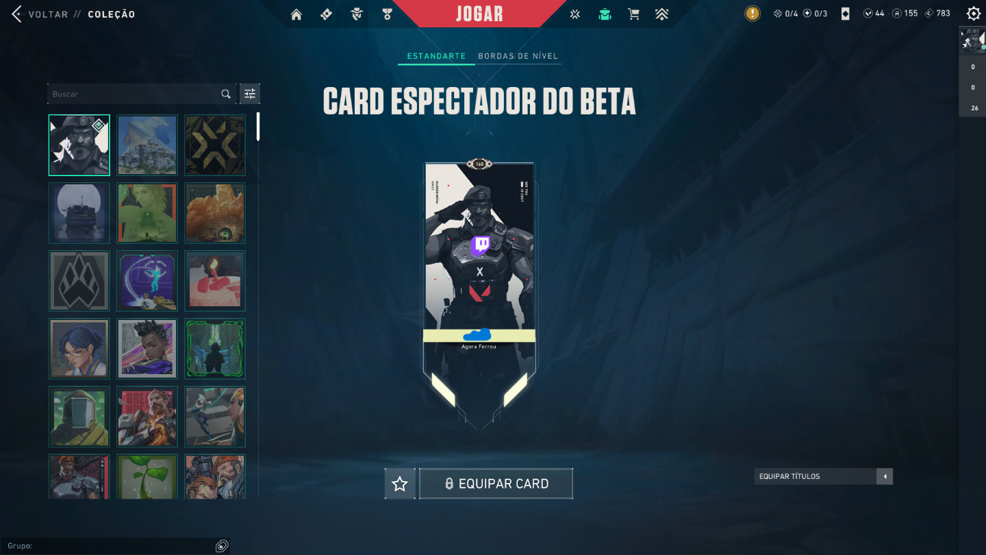 Valorant, Conta desde o Beta, recheada de skins, pacote ancifogo completo