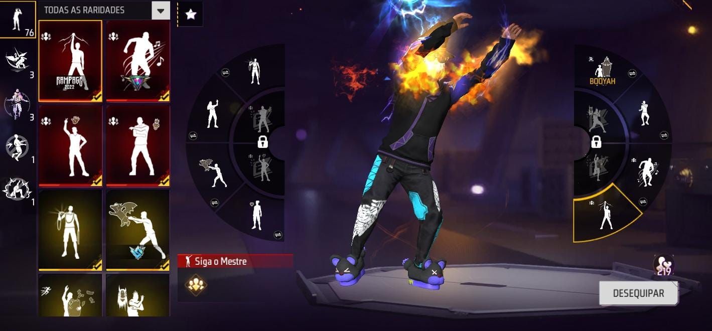 FREE FIRE | CONTA PREMIUM - NÍVEL 75 | RARA