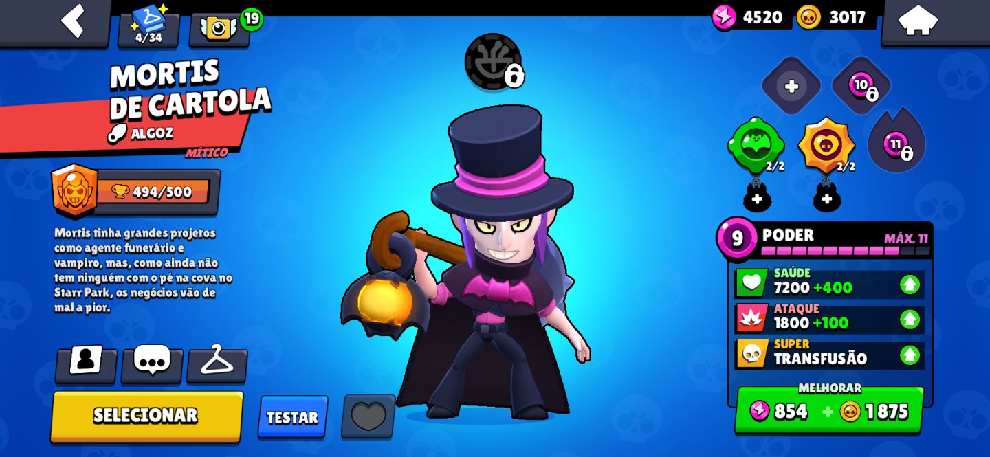 Conta brawl stars antiga e gemada