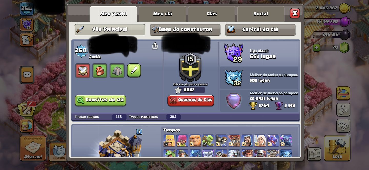 Conta Chash of Clans Oportunidade única.