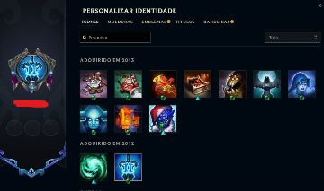 CONTA LOL DE 2012 - 260 + SKINS COM RAMMUS REI, ICONES RARÍSSIMOS / CHIBIS TFT