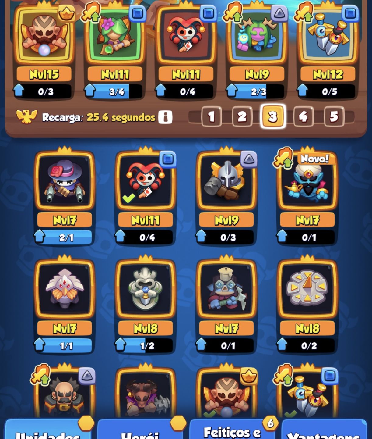 Conta rush royale Monge Max 4 anos de jogo