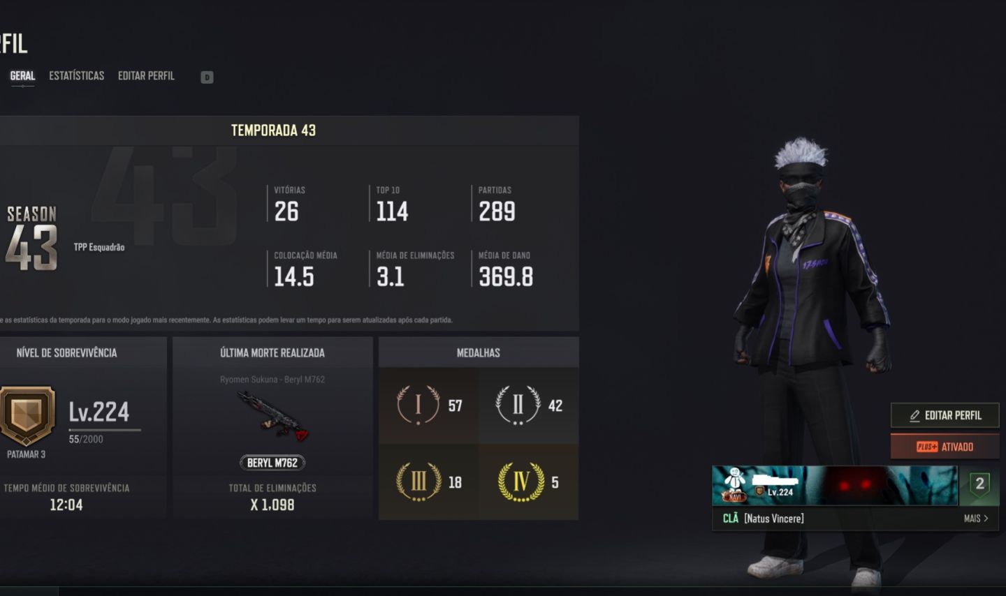 Conta de Pubg | Varios Itens raros |