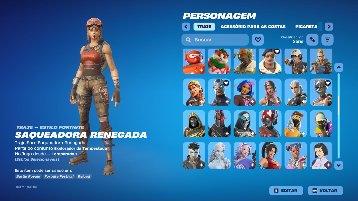 CONTA DE FORTNITE SEASON 2, 3, 4 + TUBARÃO MAKO + STW OG!!!!