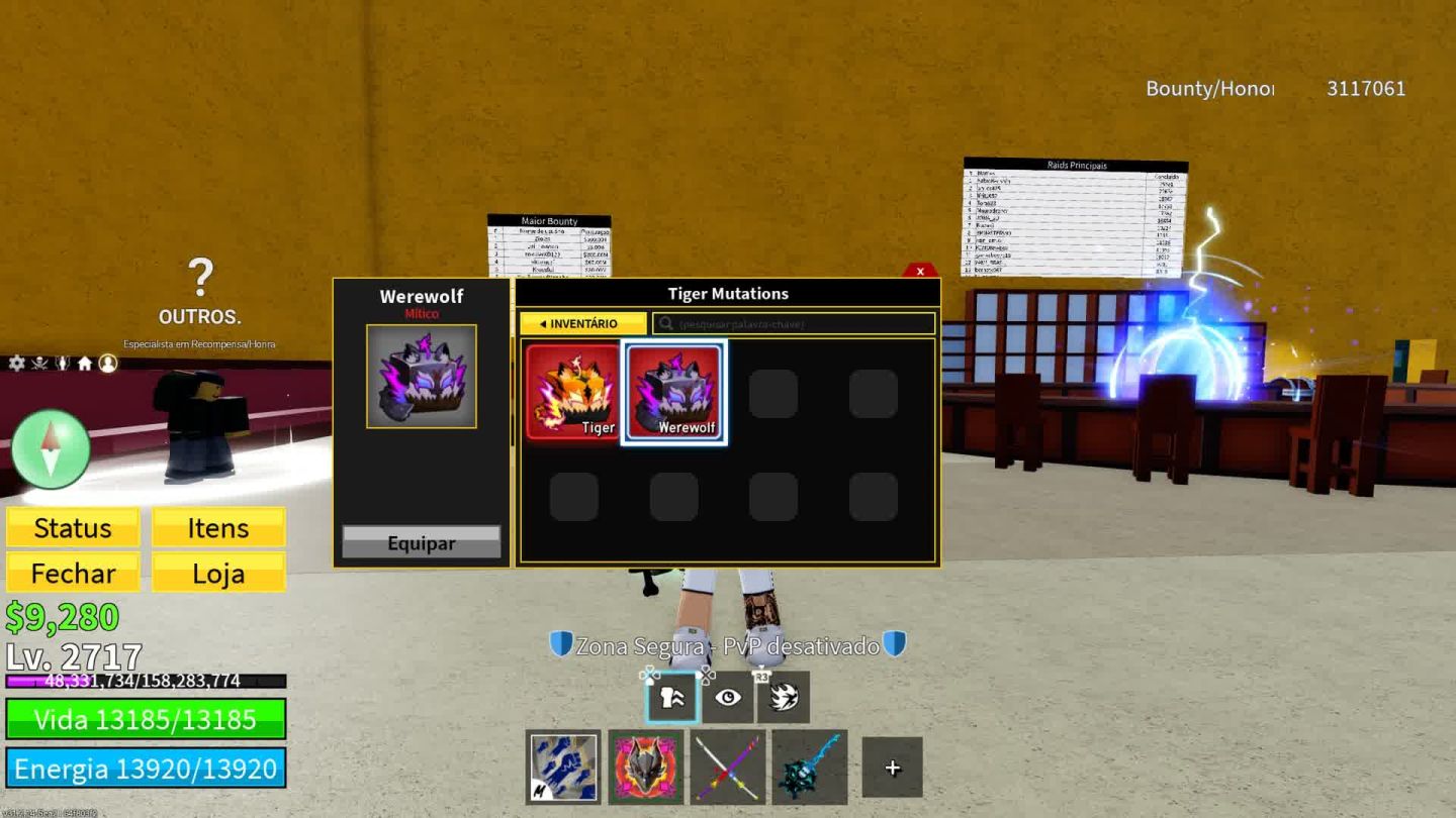 BLOX FRUITS/ Dragon Perm, Kitsune Perm, Tiger perm skin lobo, Budddha perm.