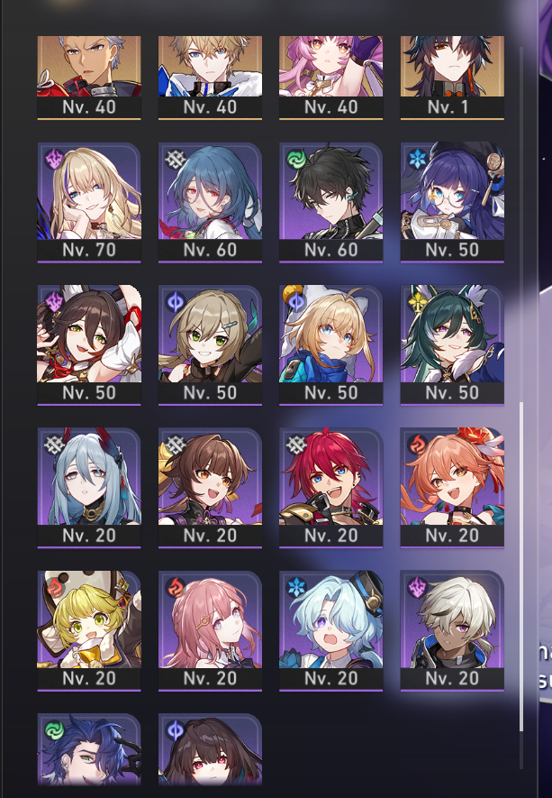 HSR Conta com CASTORICE E1, HIMEKO NOVA + CONE, BLADE FOGO + CONE...
