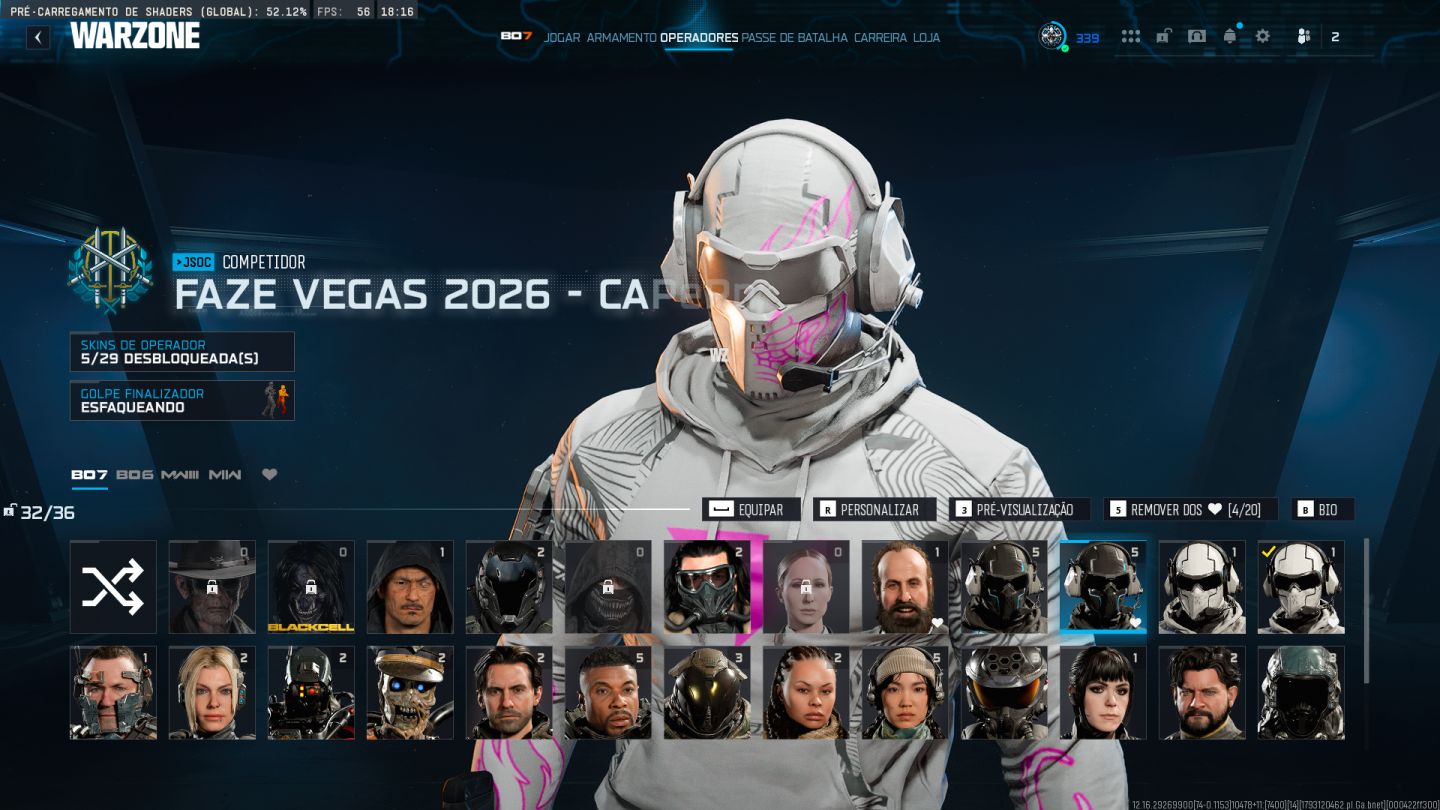 CONTA WARZONE PARA INICIAR NO MW4 (PRESTIGIO 340) (ARMAS FULL) (FULL ACESSO) !