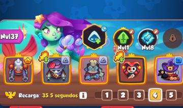Conta Rush Royale Robô lvl 15