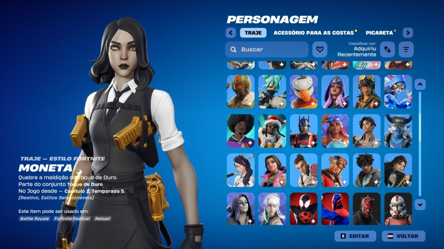 Conta de Fortnite com 95 Skins | Wolverine | Promoção!