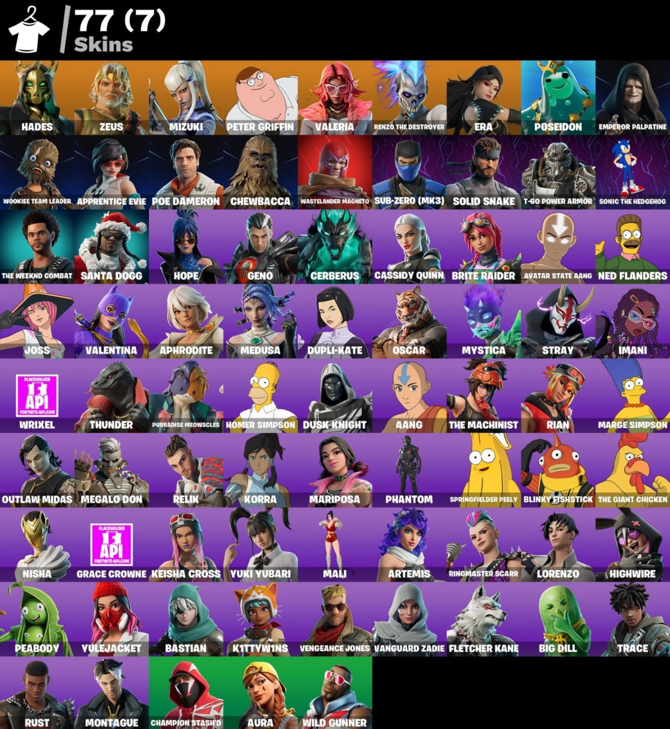 CONTA DE FORTNITE COM 77 SKINS | Outlaw Midas | PROMOÇÃO!