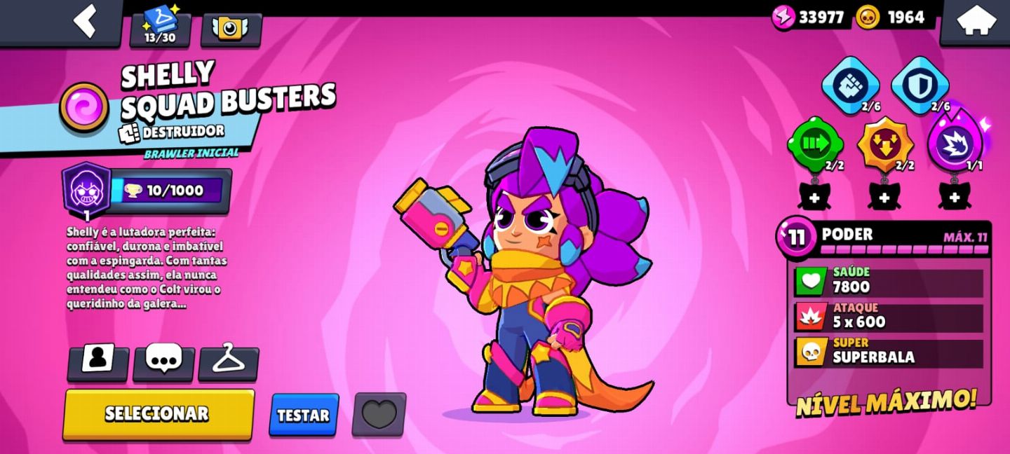 CONTA DE BRAWL STARS, 30K+ DE TROFEUS, SKIN RARAS E MUITO MAIS!