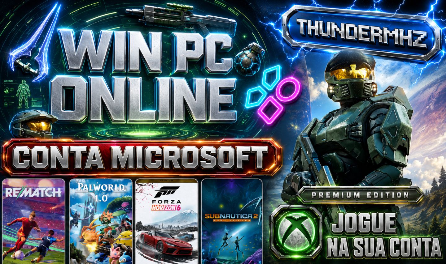 MHZ - Contas Microsoft PC - JOGUE ONLINE NA SUA CONTA - CONTAS COMPARTILHADAS