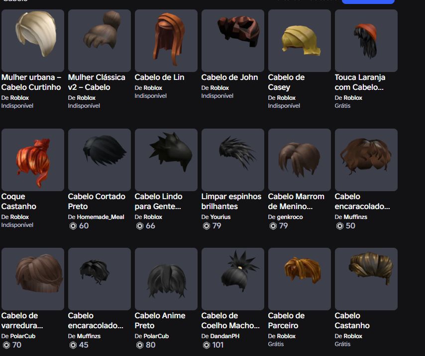 Conta Roblox (muitos robux gastos)