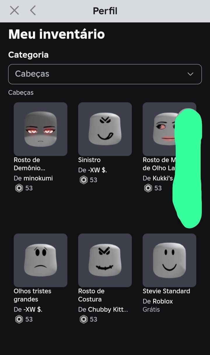 Conta de roblox para (mais de 5k de robux gastos)