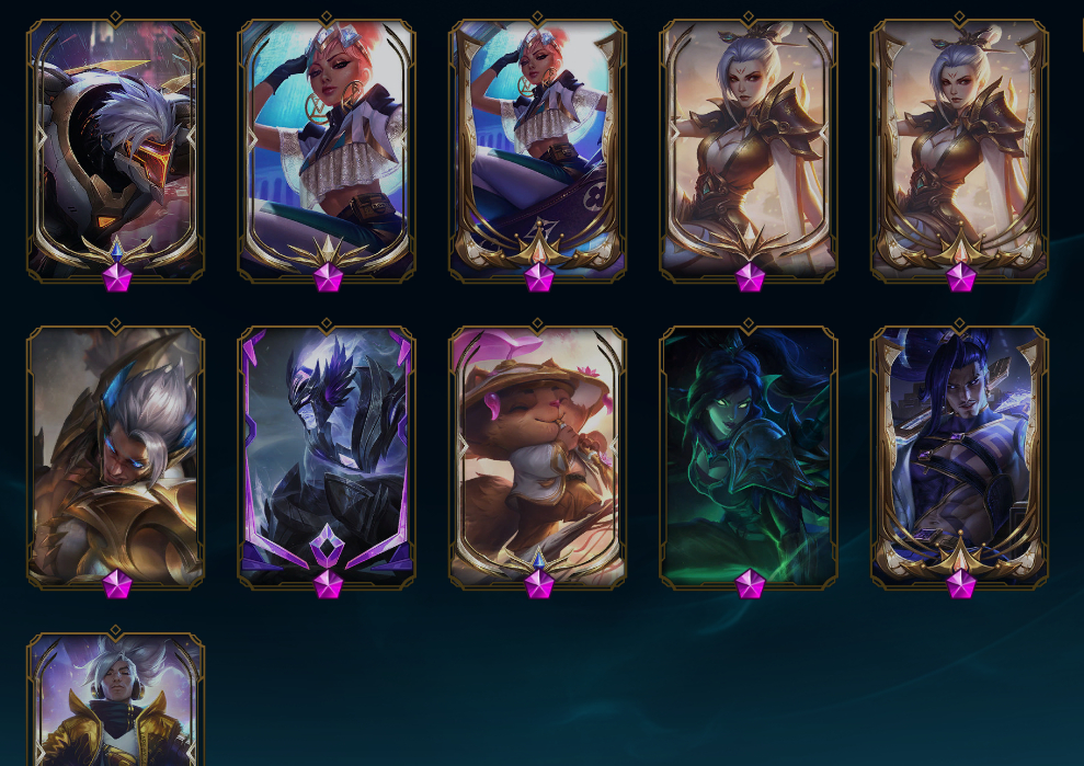Conta LoL nivel 1080 514 skins +R$3k lol +R$400 valorant