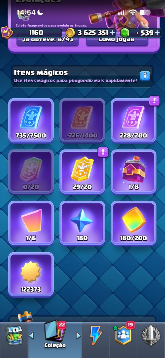 Conta Clash Royale 9 Anos | Rei Nível 16 (MAX) | Todas as Cartas