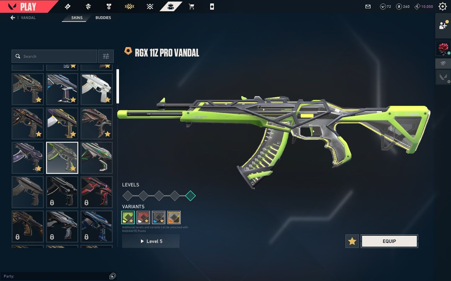 CONTA VALORANT - VANDAL KURONAMI + RGX + ARAXYS, PHANTOM RECON E MAIS