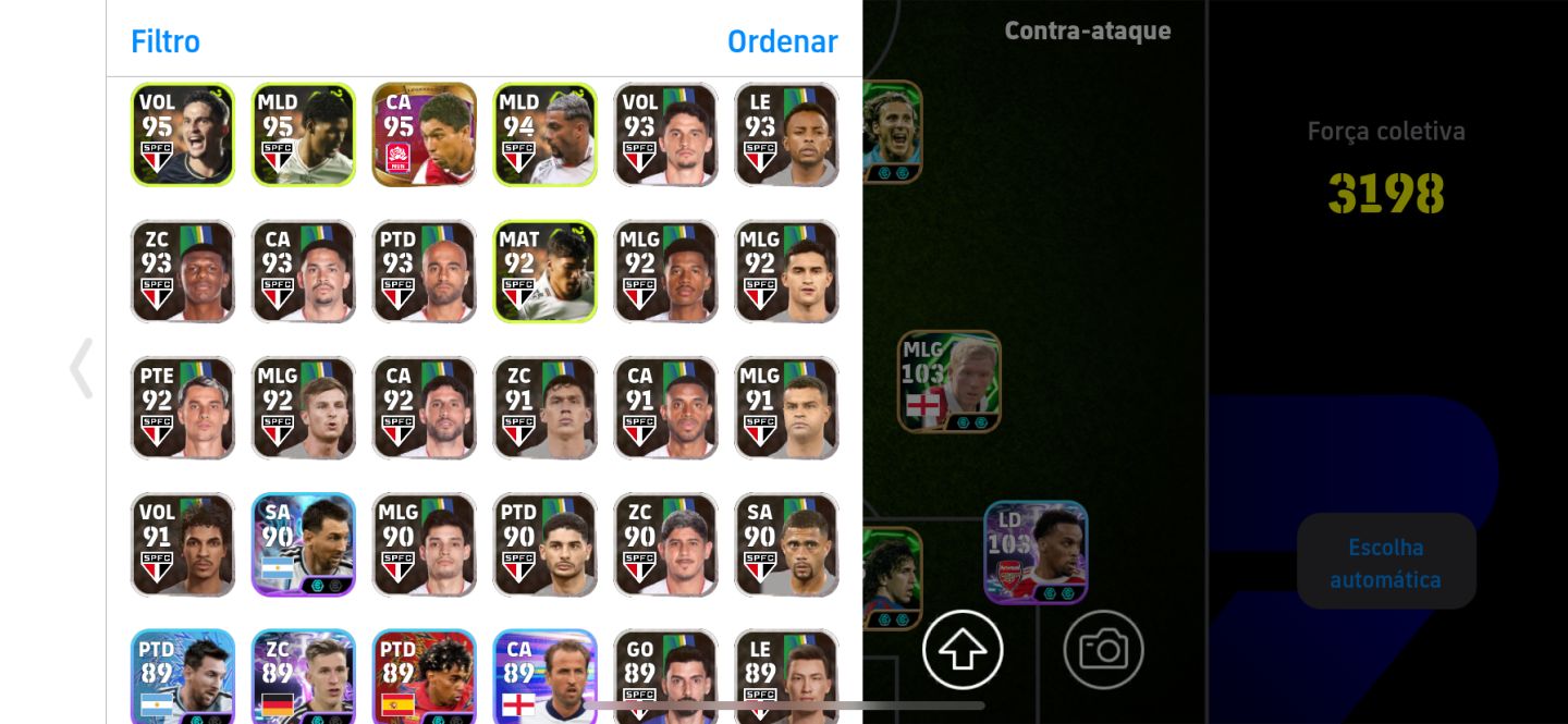 (NOVO MENOR PREÇO) CONTA DE EFOOTBALL COM VÁRIOS ÉPICOS E JOGADORES RAROS!