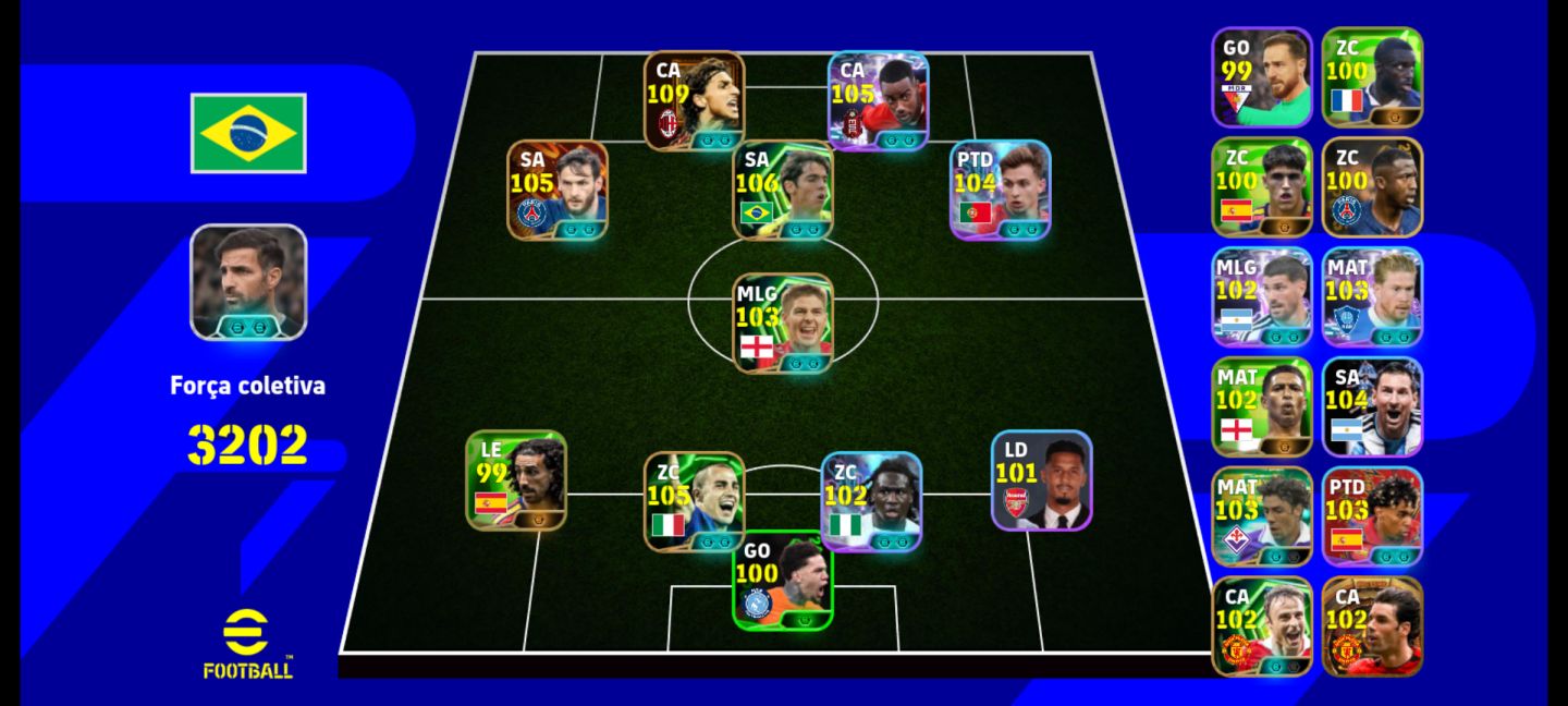 CONTA DE EFOOTBALL COMPLETA! 3200+