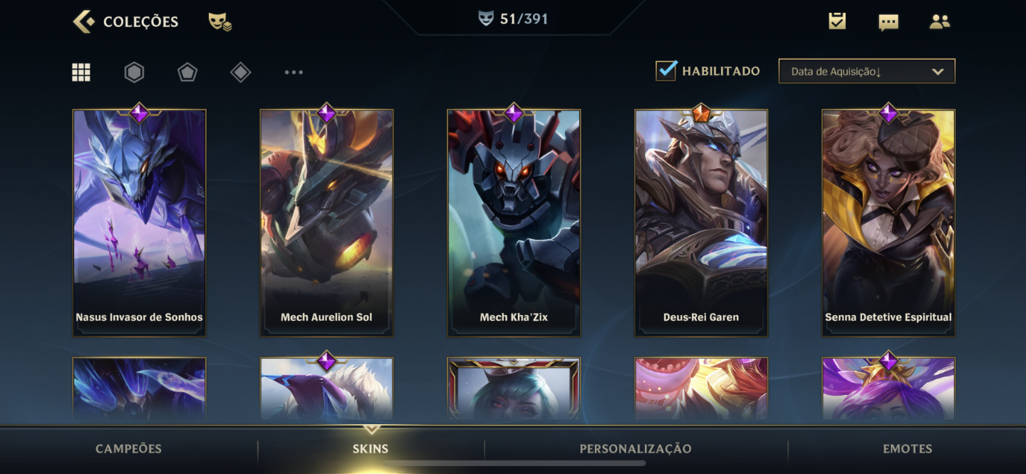 Conta wild rift