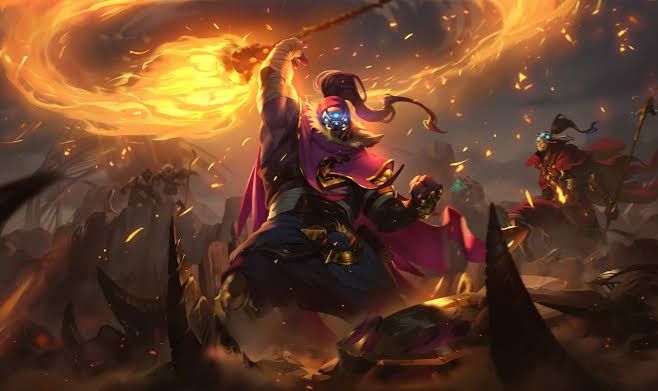Conta Wild Rift Grãomestre/Main Jax 43 Skins + Skins Exclusivas