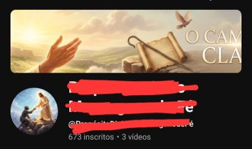 CANAL YOUTUBE RELIGIOSO 670 INSCRITOS REAIS