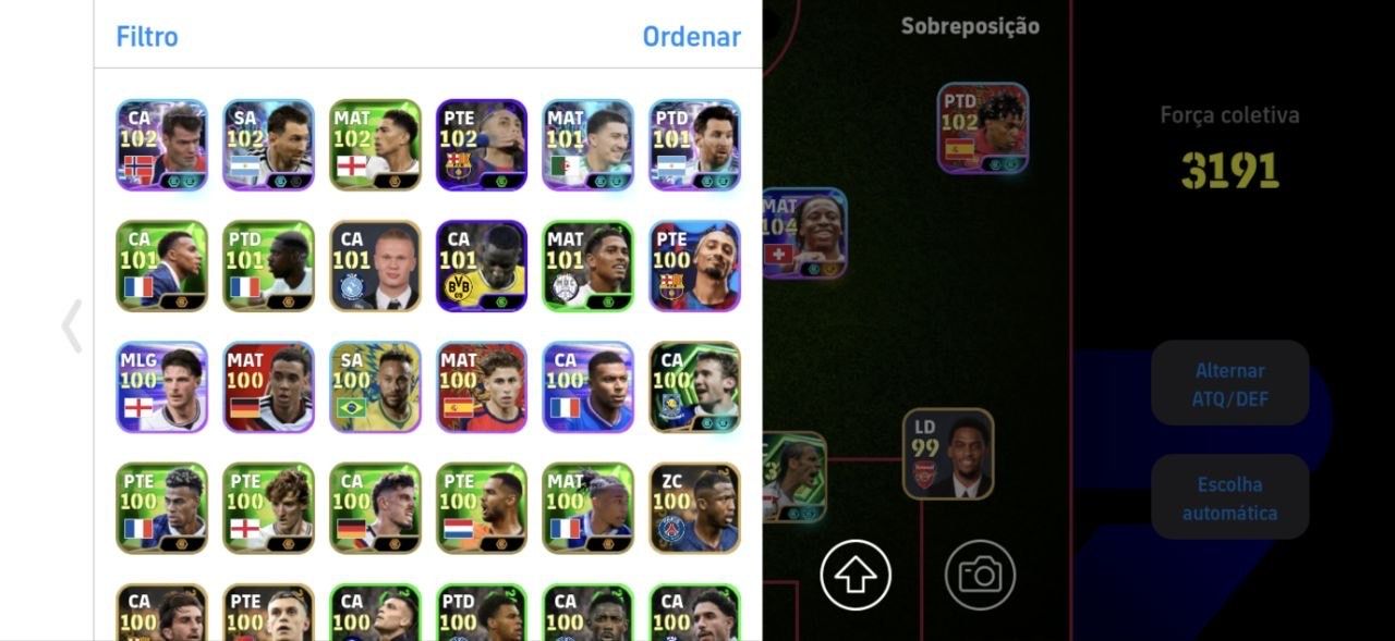 Conta com o balé e puyol novos