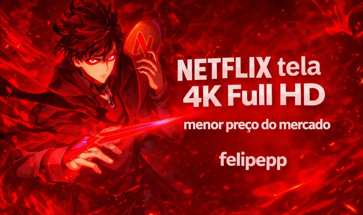 PROMOÇÃO 30 DIAS - NETFLIX TELAS 4K