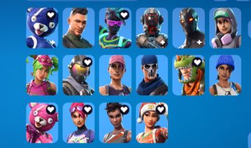 Conta fortnite com 118 skin e tendo skins raras desde a primeira temporada