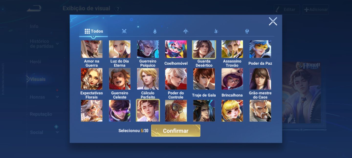 Honor of kings 77 bonecos + 31 skins