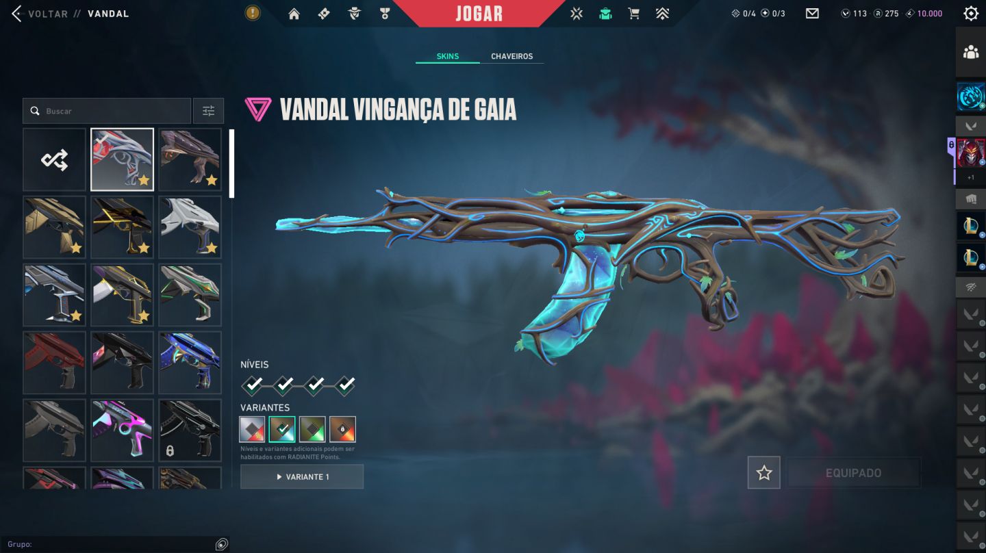 CONTA VALORANT 2240R$ GASTOS, FULL-INFO, CHAVEIRO IMORTAL