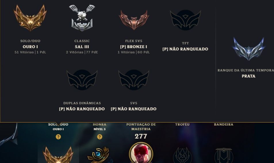 CONTA LVL 116 l 158 CAMPEÕES l 36 SKINS l 6 LENDARIAS l 12 ÉPICAS l 1 MITICA