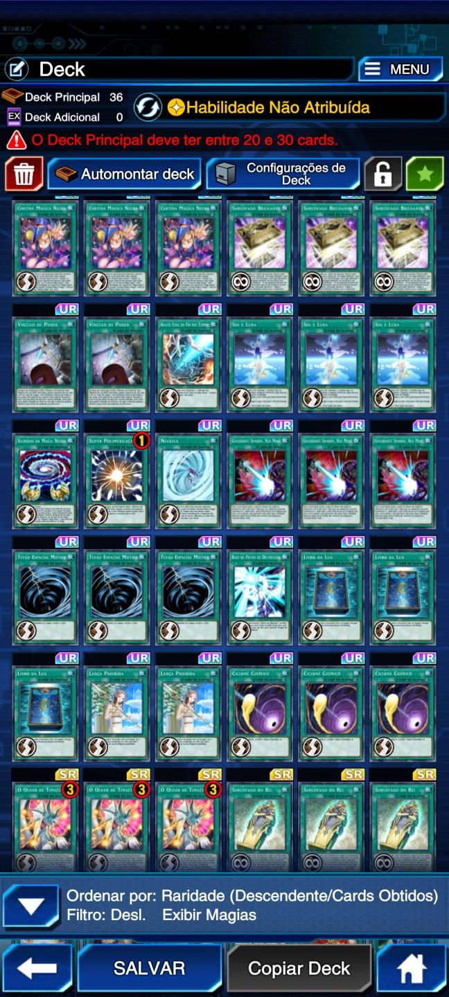 Conta duel links inicial top com decks meta nova box zerada 3 X de cada