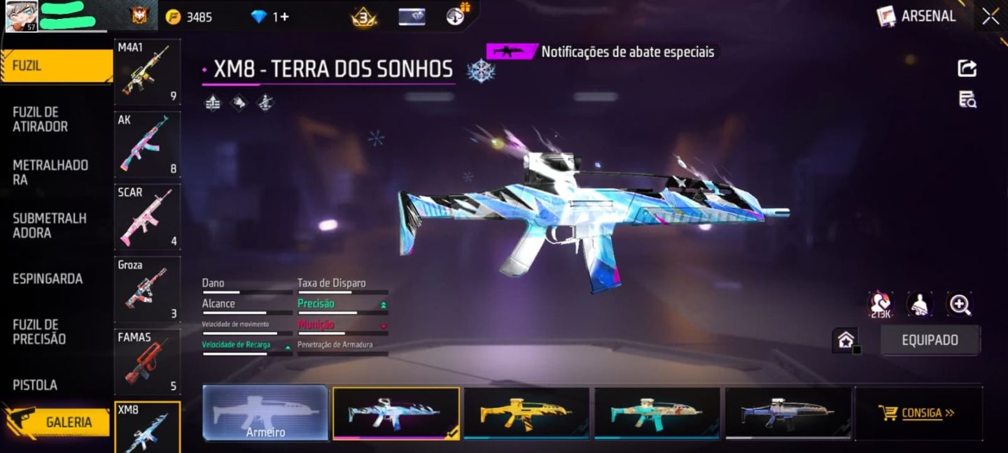CONTA DE FF GEMADA BOA PRA APOSTADO