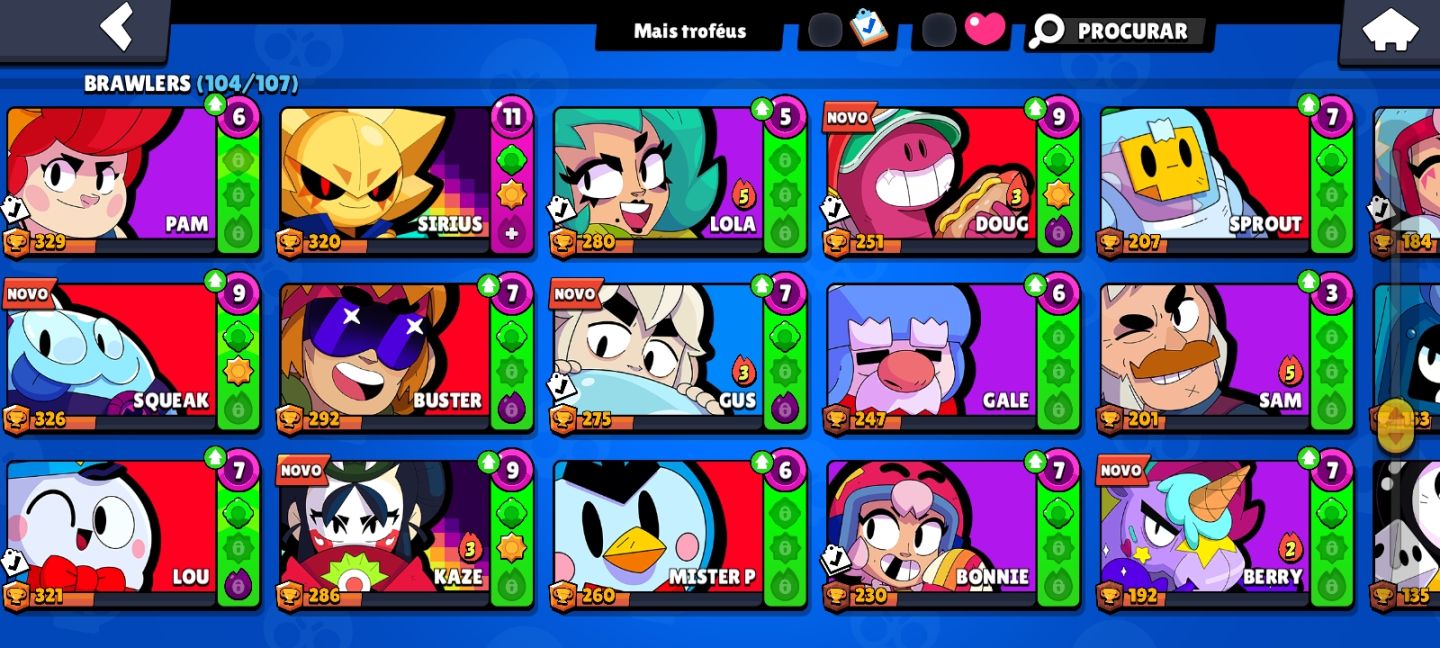 Conta de Brawl 50K de troféus, (PRA SAIR HOJE!!!))