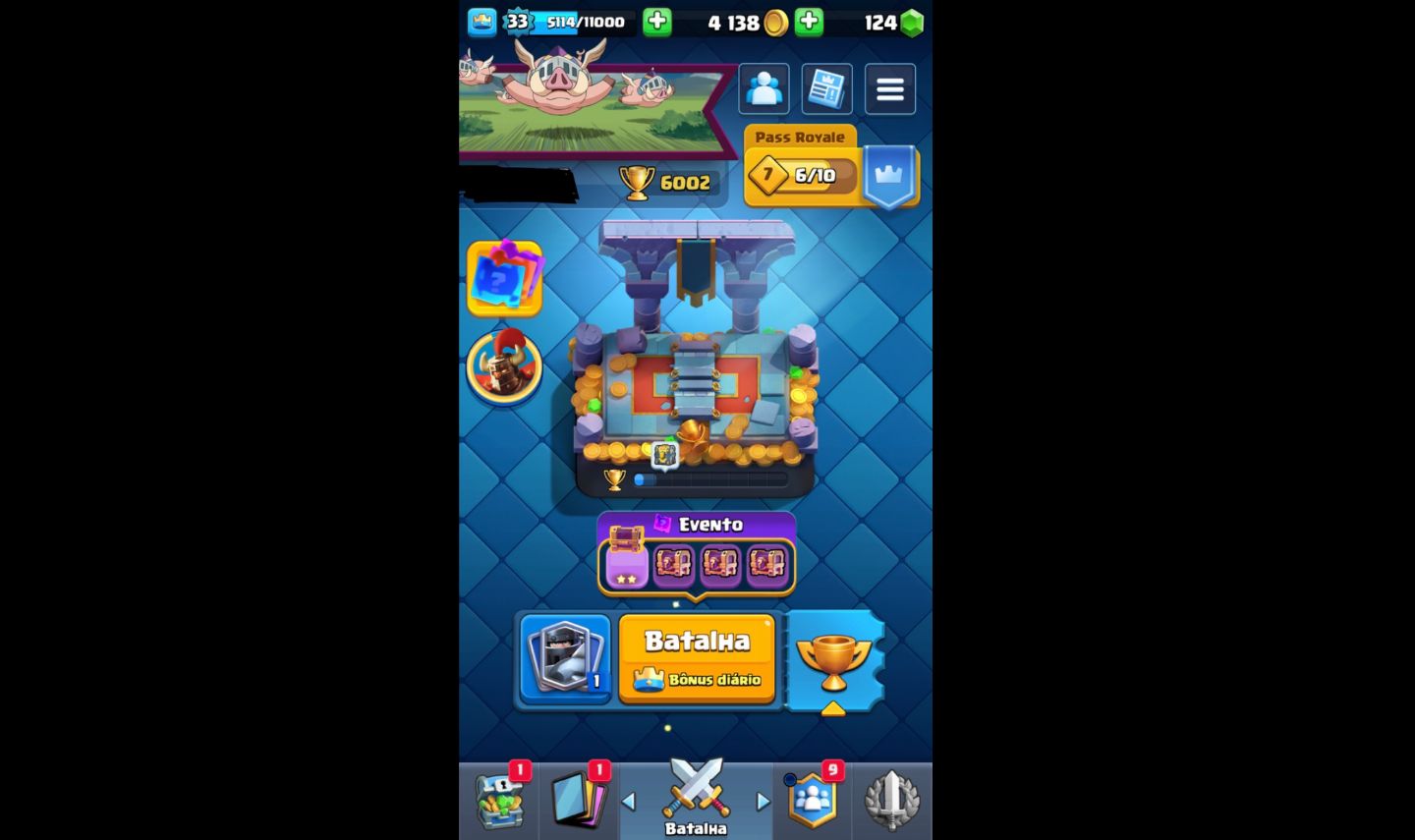 Conta de Clash Royale 6000+ troféus 5 anos de jogo !!