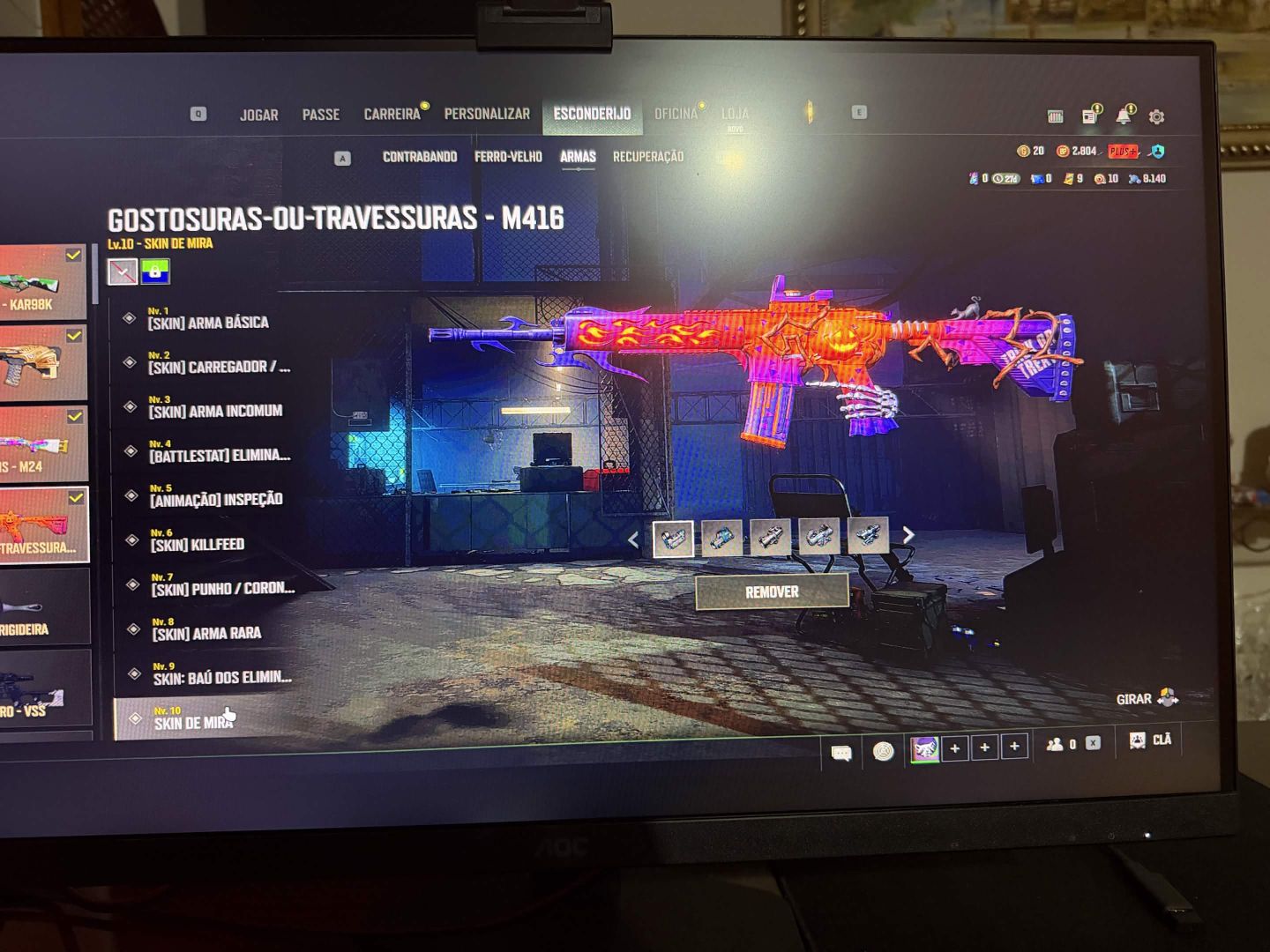 M4 DOCES OU TRAVESSURAS NÍVEL MÁX + 3 PROGRESSIVAS | PUBG