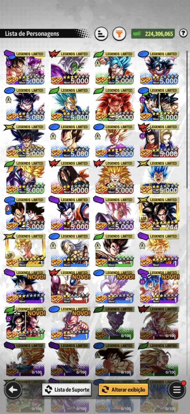 DB LEGENDS - CONTA COMPETITIVA, 5 META E MUITO POTENCIAL!