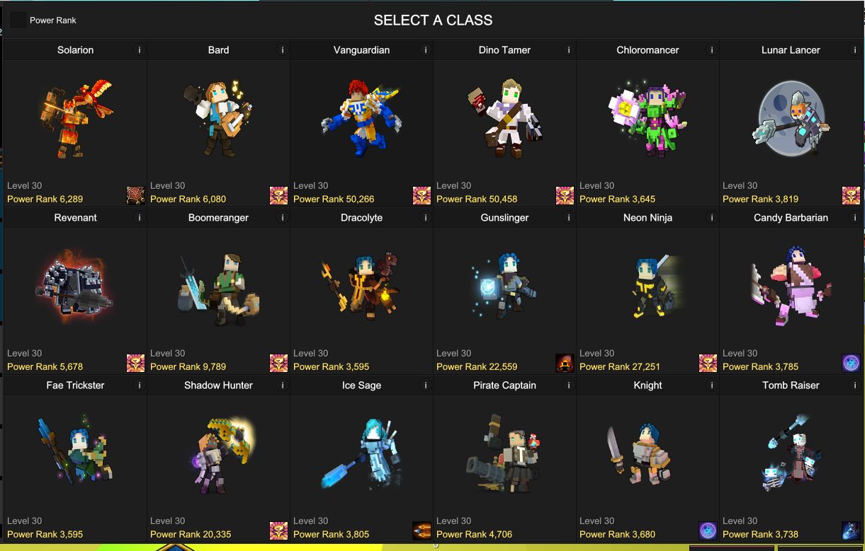Conta trove endgame - 50k Pr