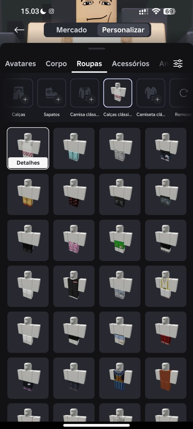 Conta do Roblox