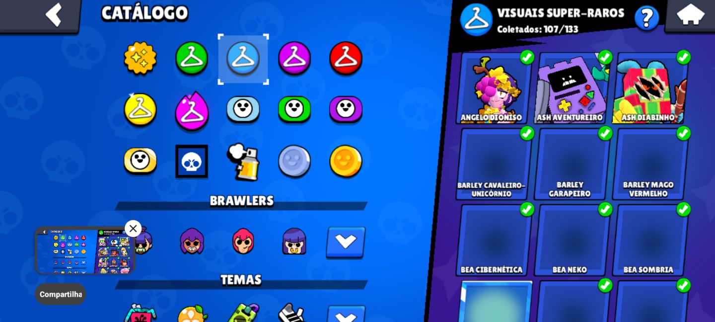 Conta Brawl Stars Rara 2019 60k Troféus | Todos os Brawlers (Sem o cosmo)