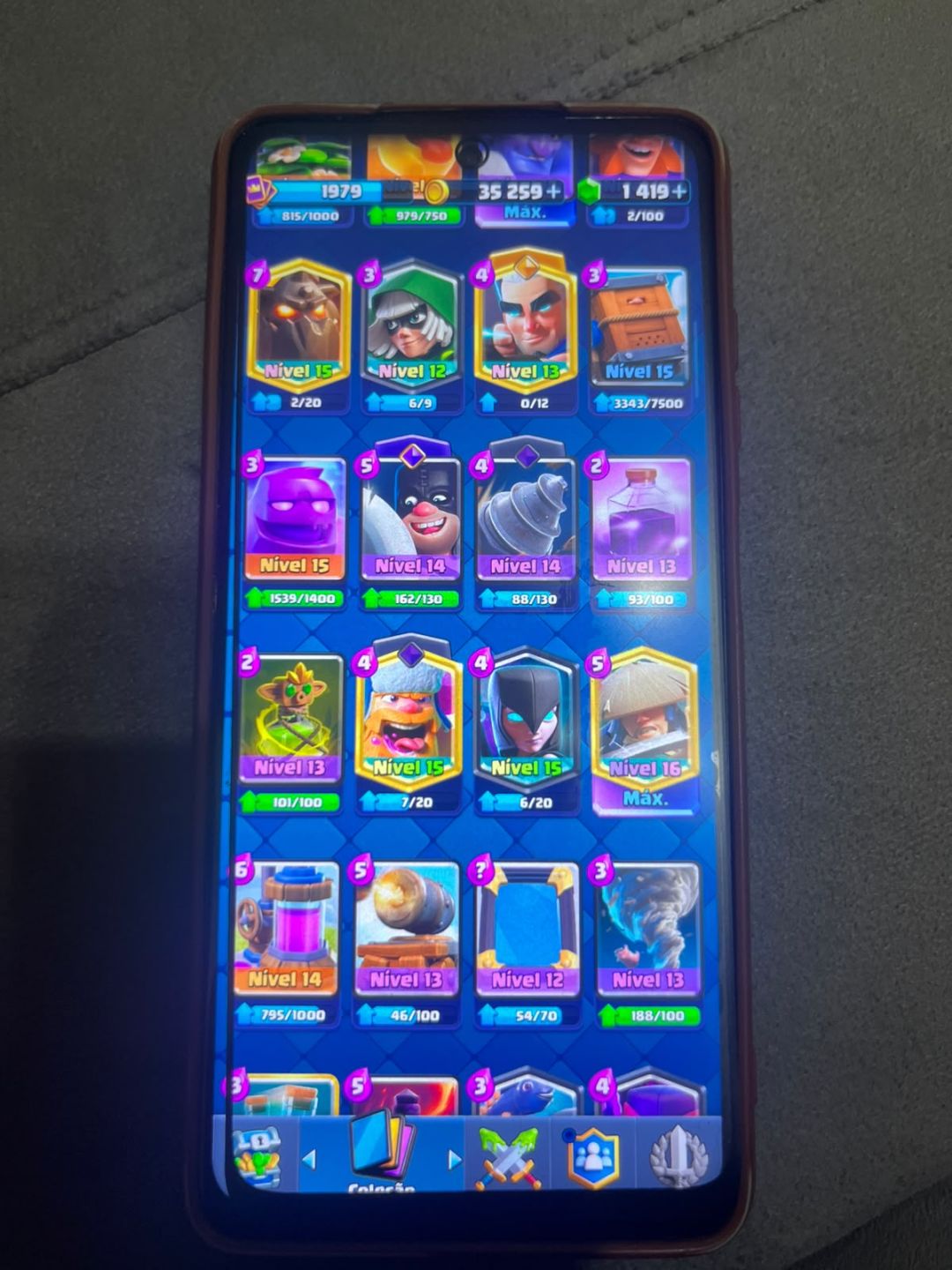 Conta Clash com skin avançada
