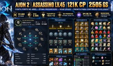 ASSASSIN COM 121.0K CP, 2528 GS , EQUIPAMENTOS APRIMORADOS, FULL ACESS