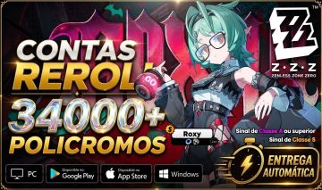 ENTREGA AUTOMÁTICA | Contas Reroll ZZZ (34K+ Policromos)
