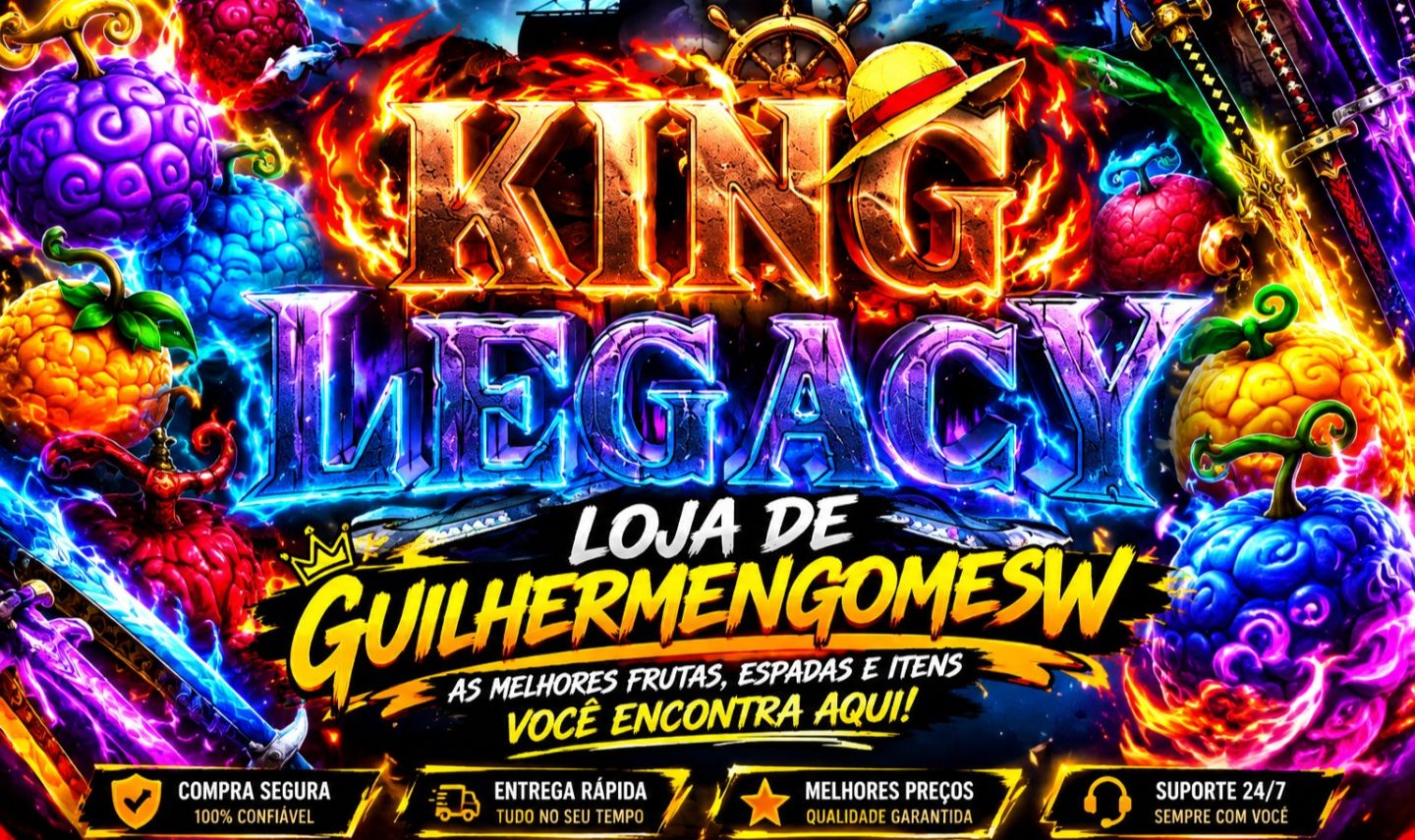 KING LEGACY | MATERIAIS, FRUTAS, ESPADAS E ACESSÓRIOS | NÃO SÃO CONTAS